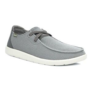 SANUK Grey Loafers with Breathable Mesh Shaka Lite Slip On Summer Shoes Size 9